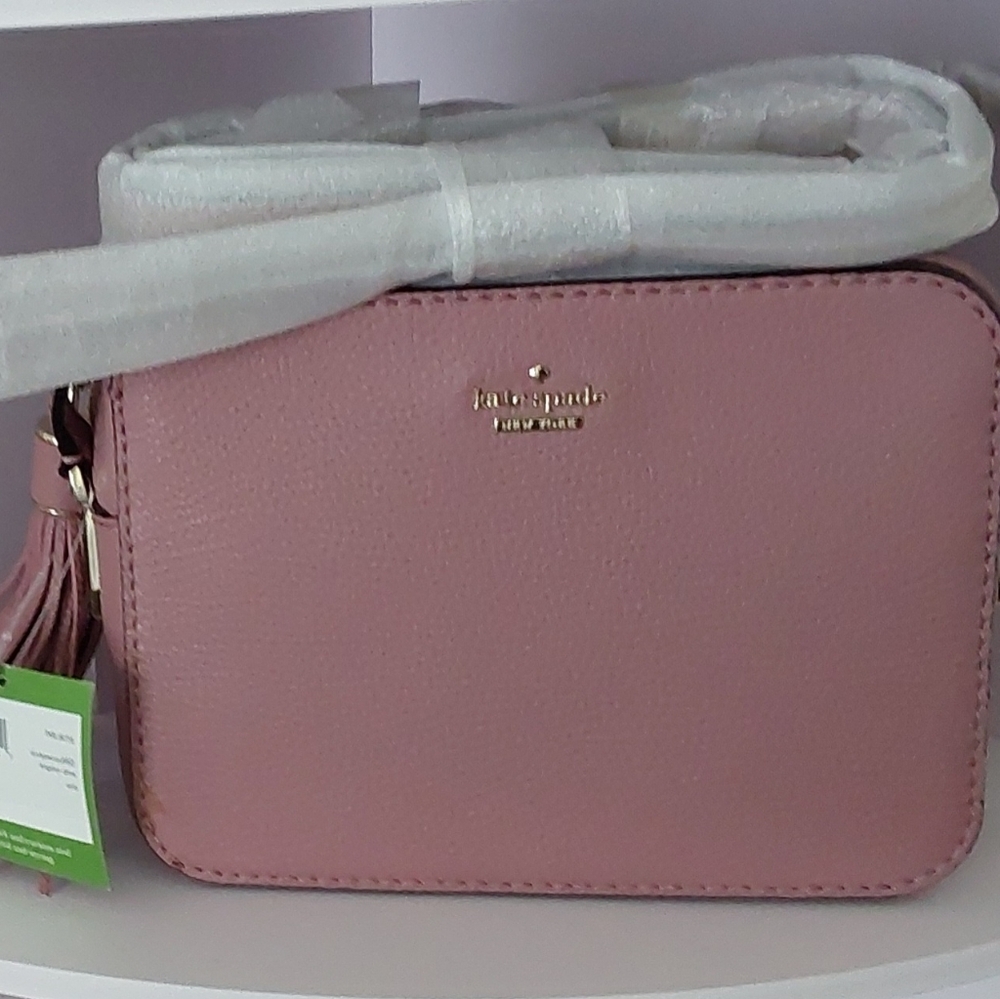 Kate Spade Blush Pink Camera Crossbody Bag With Gold Hardware - Picture 5 of 7